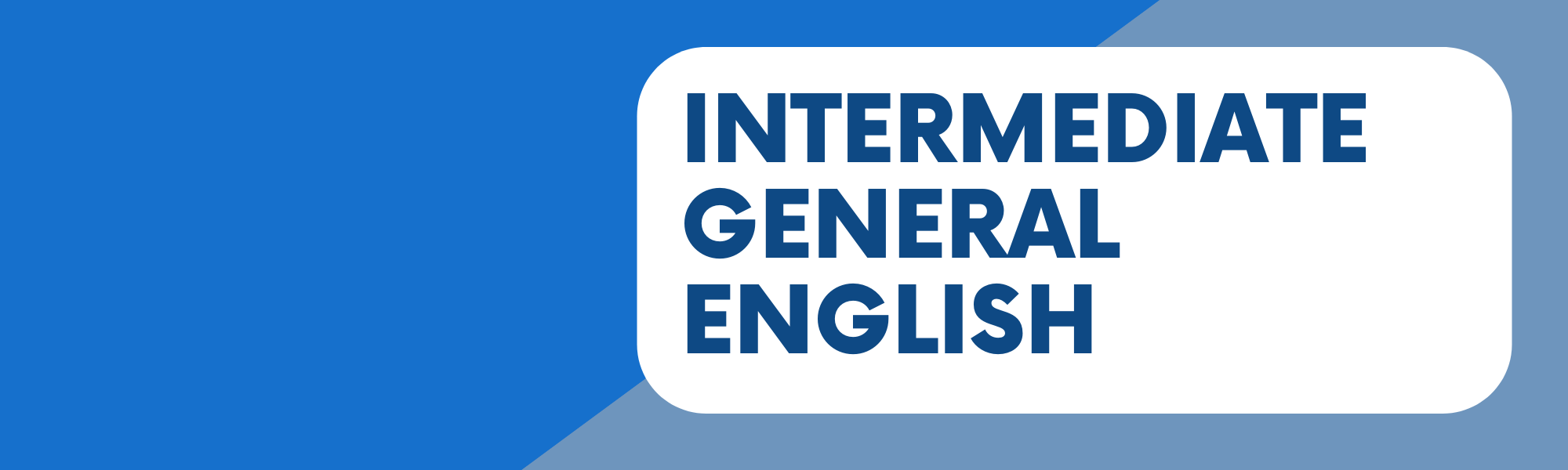 General English - Intermediate Workbook