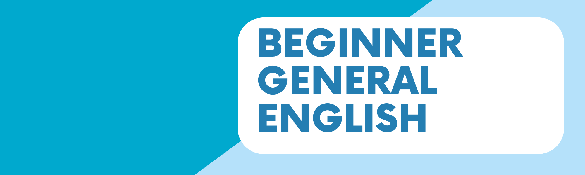 General English - Beginner Workbook